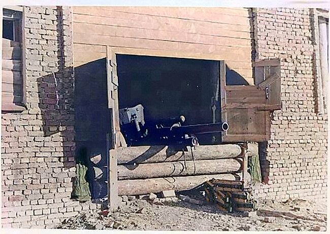 Немецкая артиллерийская огневая точка