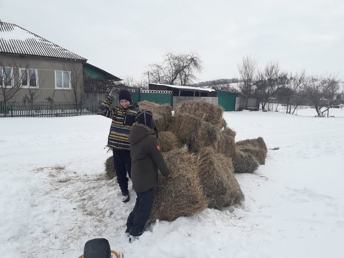 И потом, кто сказал, что у меня нет мужика? Целых два подрастают!