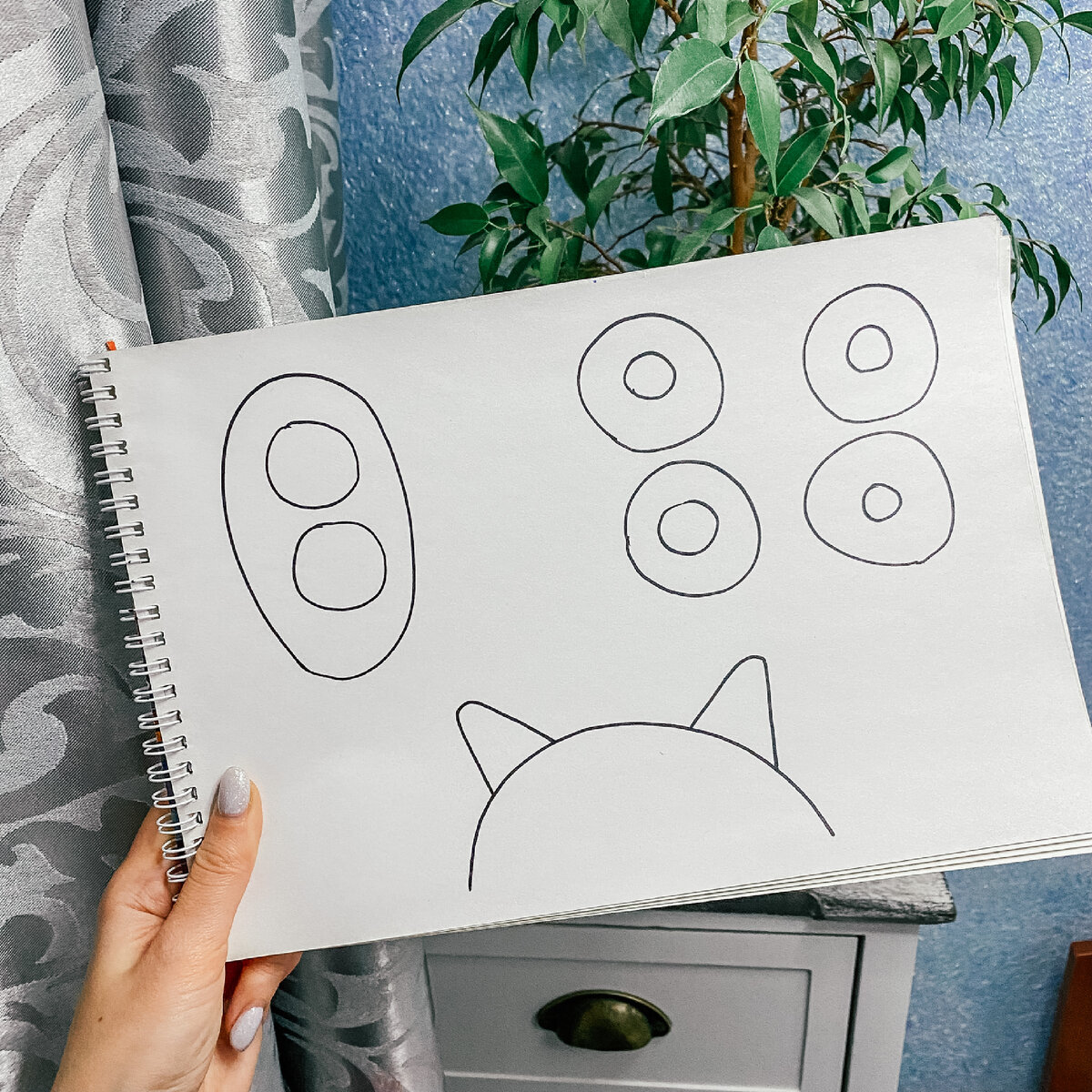 Рисунок автора с примерами друдлов