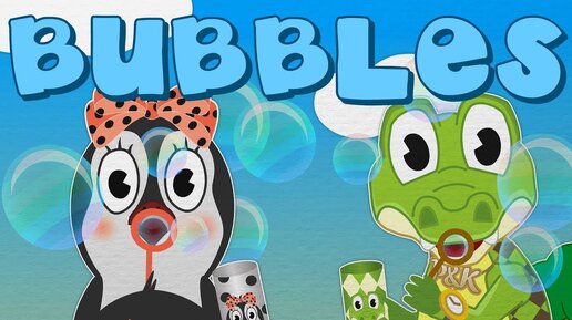 Bubbles | Learn colors | Kids Songs | Pingi & Kroki Lessons & Karaoke