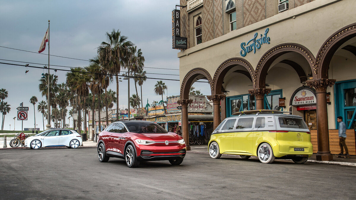 Электромобили нового поколения VW