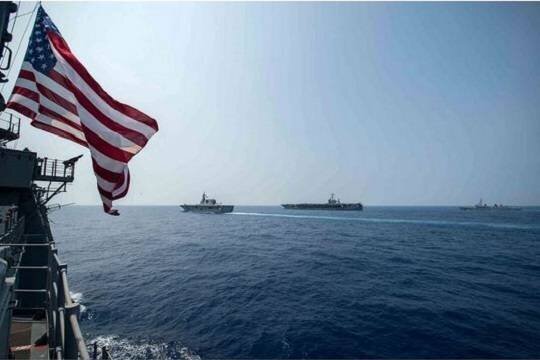    Авианосная ударная группа ВМС США вошла в Адриатику на фоне событий на Украине