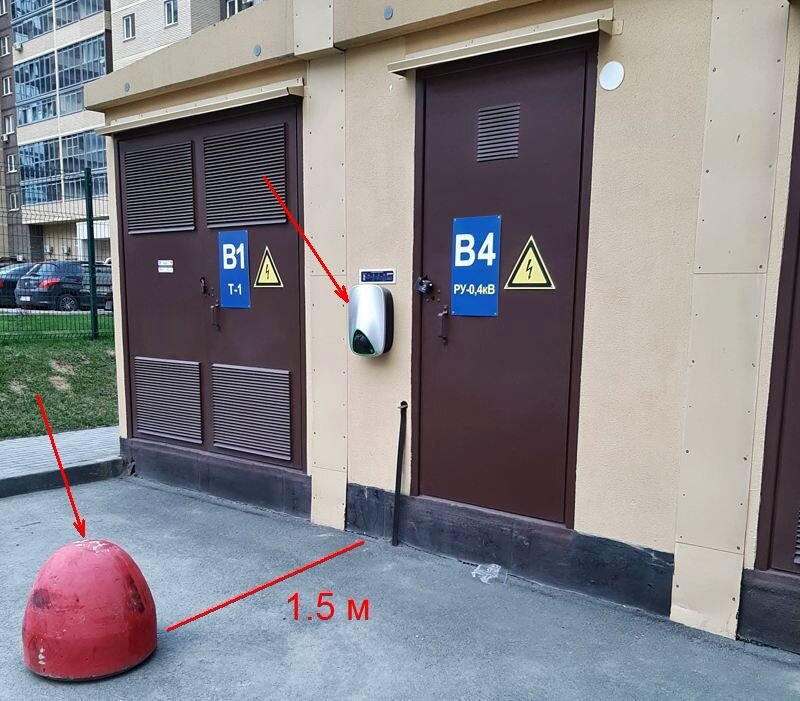 Вот только припарковаться к такой зарядке весьма проблематично