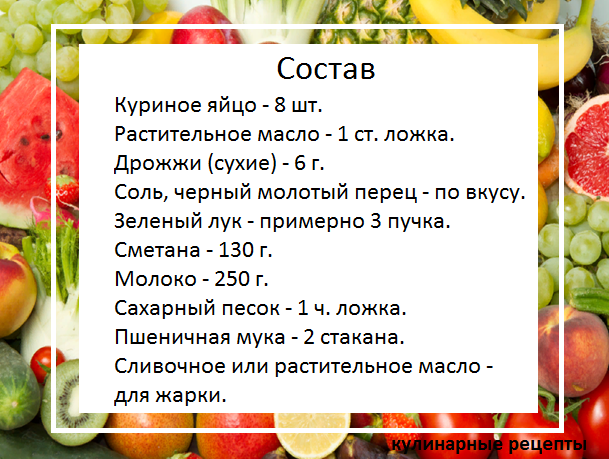 кулинарные рецепты