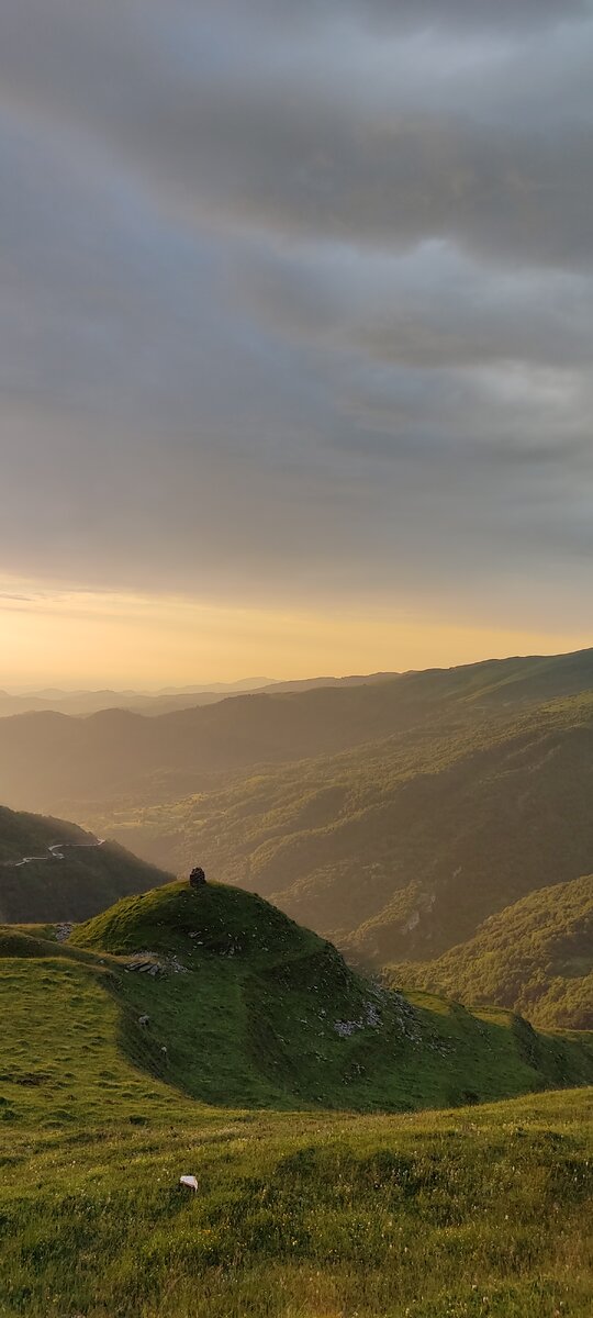 Вид со смотровой площадки в селе Кубачи 