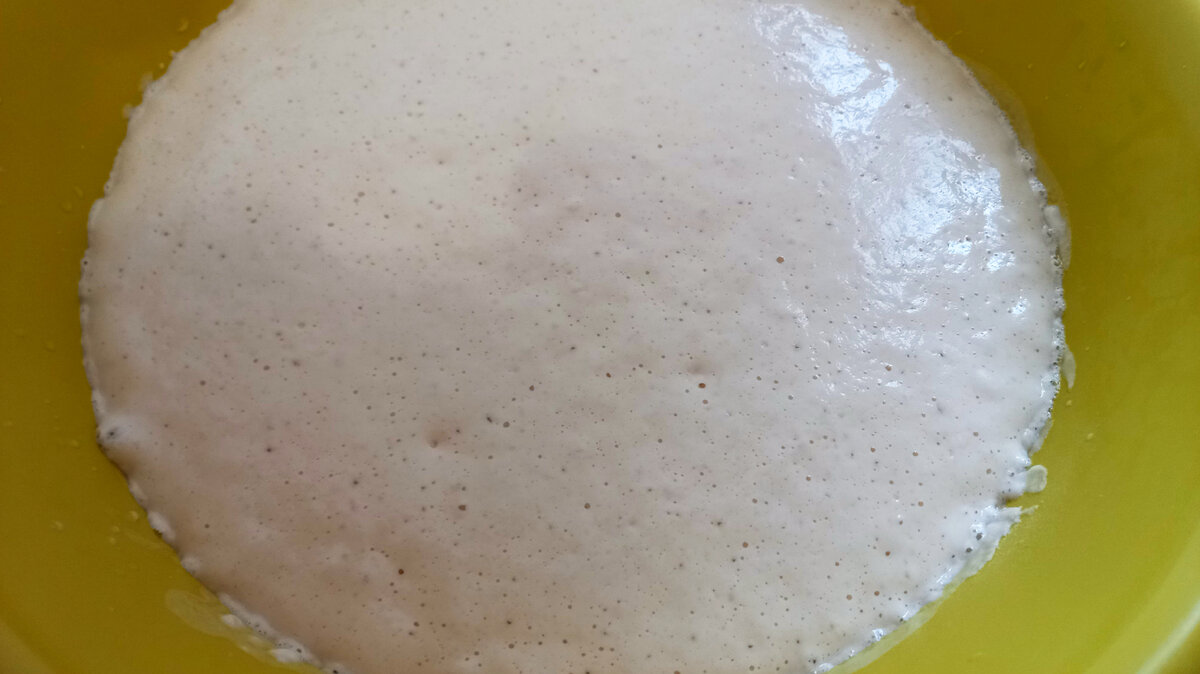 Замешиваем тесто