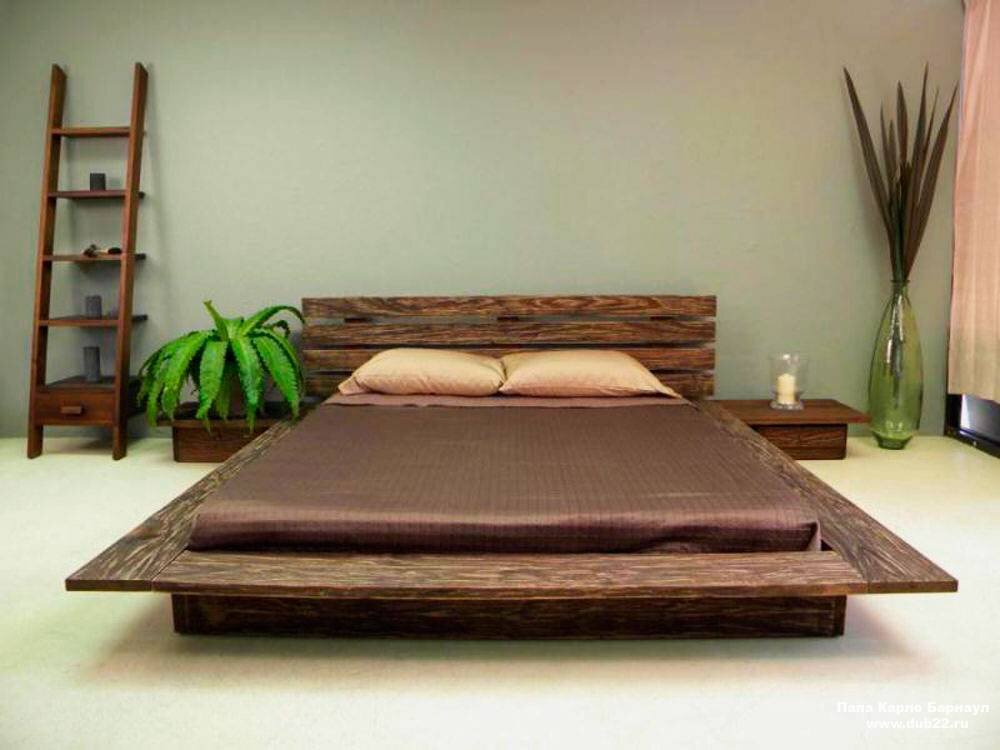 Кровать из дерева своими руками в японских напевах
