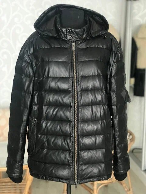 Ремонт мужской кожаной куртки. Ателье Ирины Берзиной.