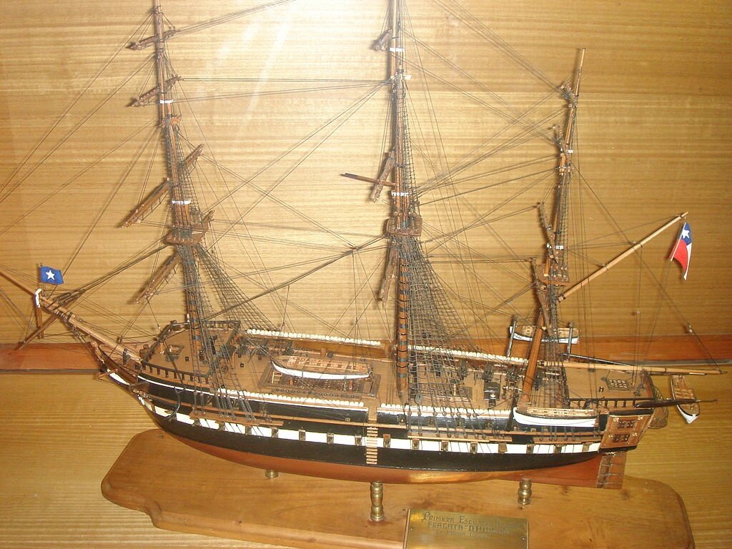 источник: https://upload.wikimedia.org/wikipedia/commons/thumb/b/b4/Maquetaohiggins.JPG/1024px-Maquetaohiggins.JPG