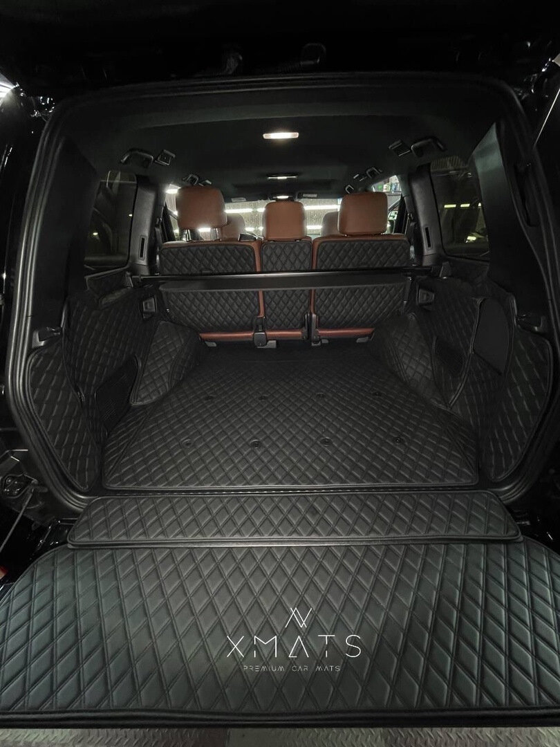 Коврики из экокожи в багажник Toyota Land Cruiser 200