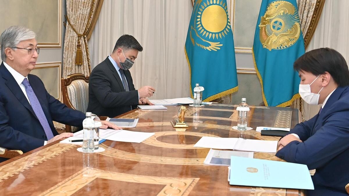    Касым-Жомарт Токаев принял Марата Омарова:Акорда