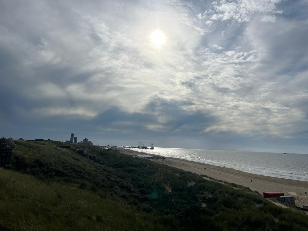 Вид на пляж Het Puntje