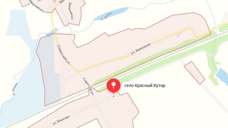 Красный хутор белгородская область карта