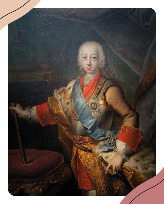 Портрет Петра Федоровича (в крещении). Г.Гроот. Здесь ему около 15 лет 