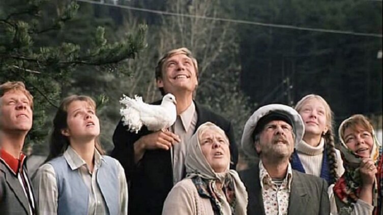 любовь и голуби момент