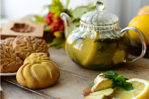 Имбирный чай с лимоном