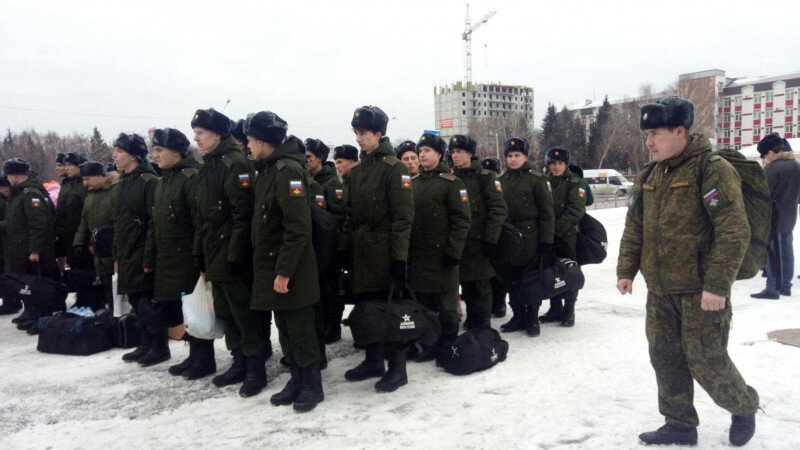     Призывники. предоставлено читателем