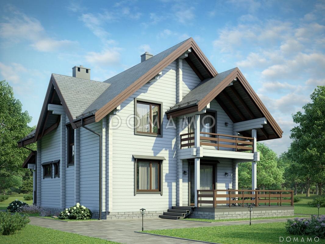 Проект D639 — вид со стороны террасы 