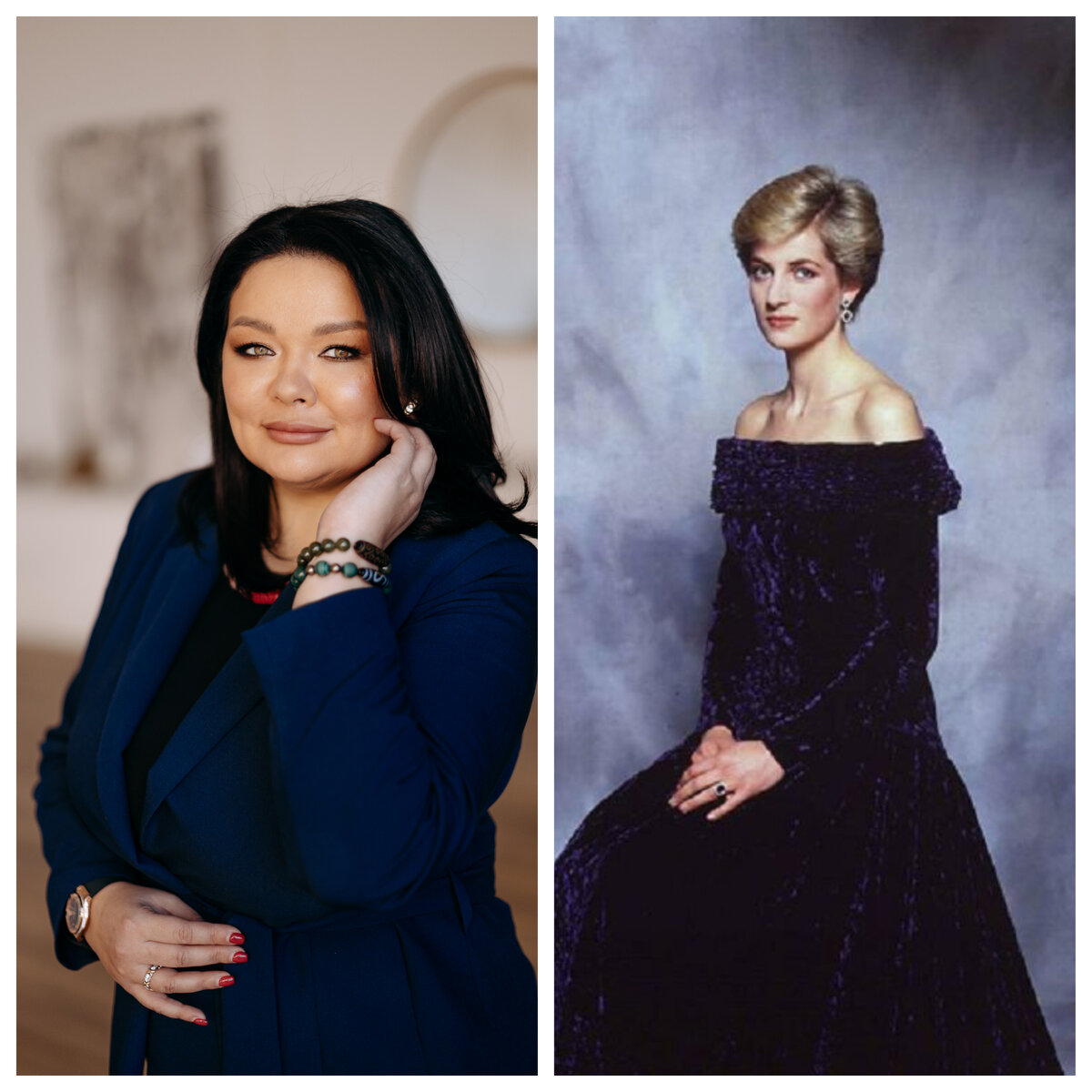 Лиана Кочетова и принцесса Диана