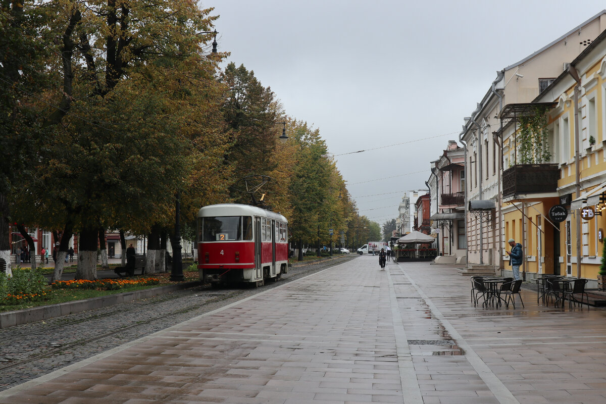 Владикавказ: единственная в России трамвайно-пешеходная улица снова в строю!