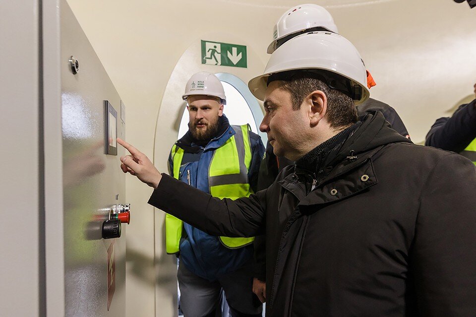     26 октября на объекте провели пробный пуск. Фото: правительство Мурманской области