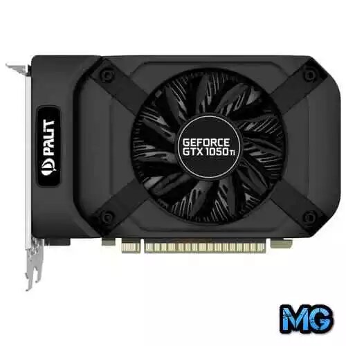 Выбор видеокарт в 2022-2023 году сильно ограничен в связи с чем будет непросто собрать игровой компьютер за 40000. Большинство моделей отсутствует в продаже из-за активности майнеров, либо на них установлен неоправданно высокий ценник. Под наш бюджет подходит видеокарта Palit GeForce GTX 1050 Ti с 4 Гб памяти и частотой графического процессора в 1290 МГц. Заявлена поддержка актуальных стандартов DirectX 12, OpenGL 4.5 и Vulkan 1.0. Для установки потребуется интерфейс PCI Express 3.0.