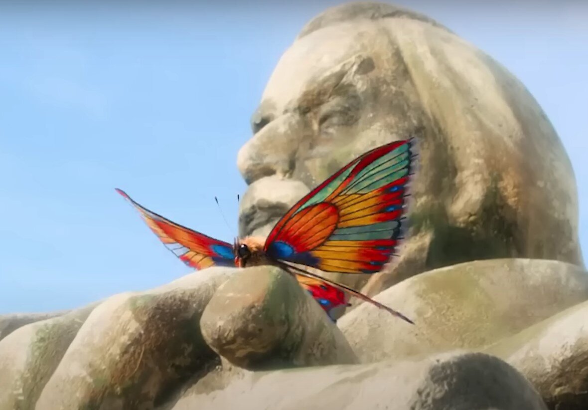 Самые первые кадры фильма. Достоверно? По-моему, не особо. 