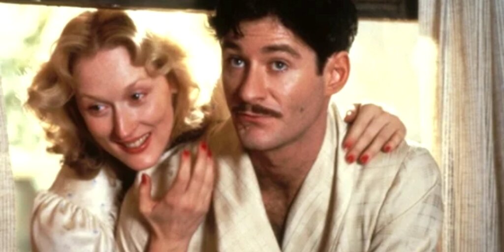 Мэрил Стрип и Кевин Клайн. Кадр из фильма "Выбор Софи"