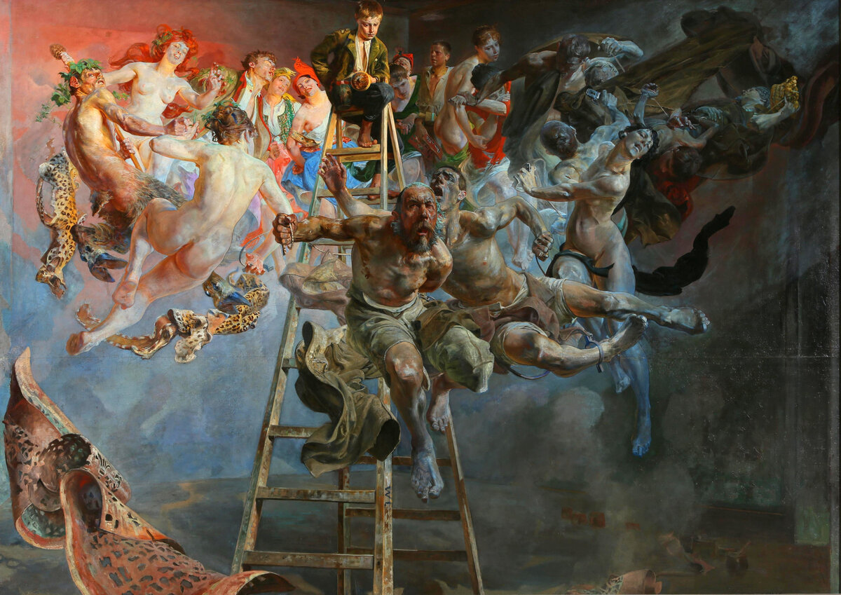 "Порочный круг" Яцек Мальчевский (https://upload.wikimedia.org/wikipedia/commons/9/9e/Bledne_kolo.jpg)