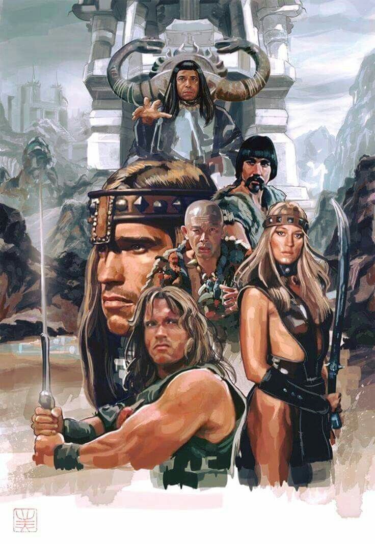 Конан варвар в исполнении Арнольда Шварценеггера