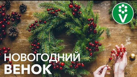 Как ижевчанам сделать новогодний венок своими руками?