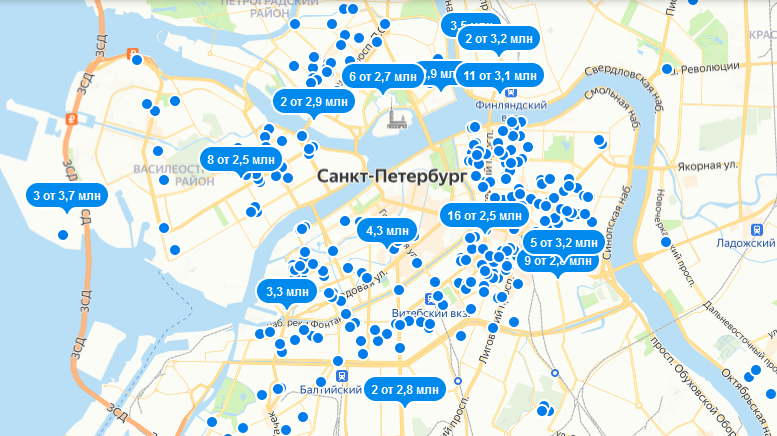 На популярном сайте объявлений мы отыскали около тысячи предложений студий (и это только в центральных районах. 