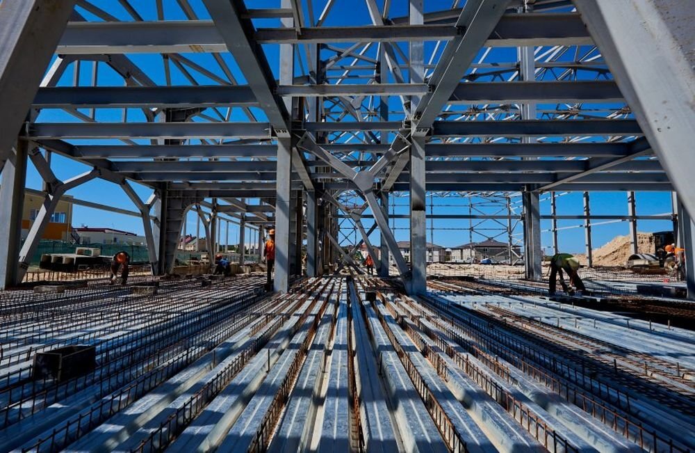 Строительство ФОК в микрорайоне "Шевченко". Источник: sev.gov.ru