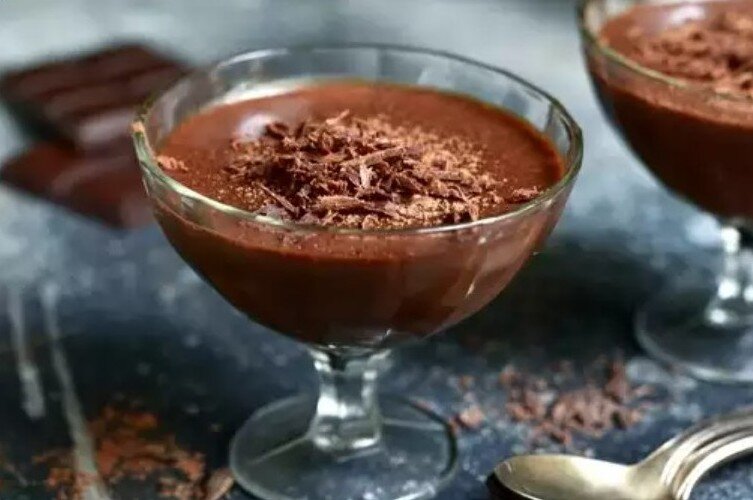 Шоколадно-карамельный пудинг