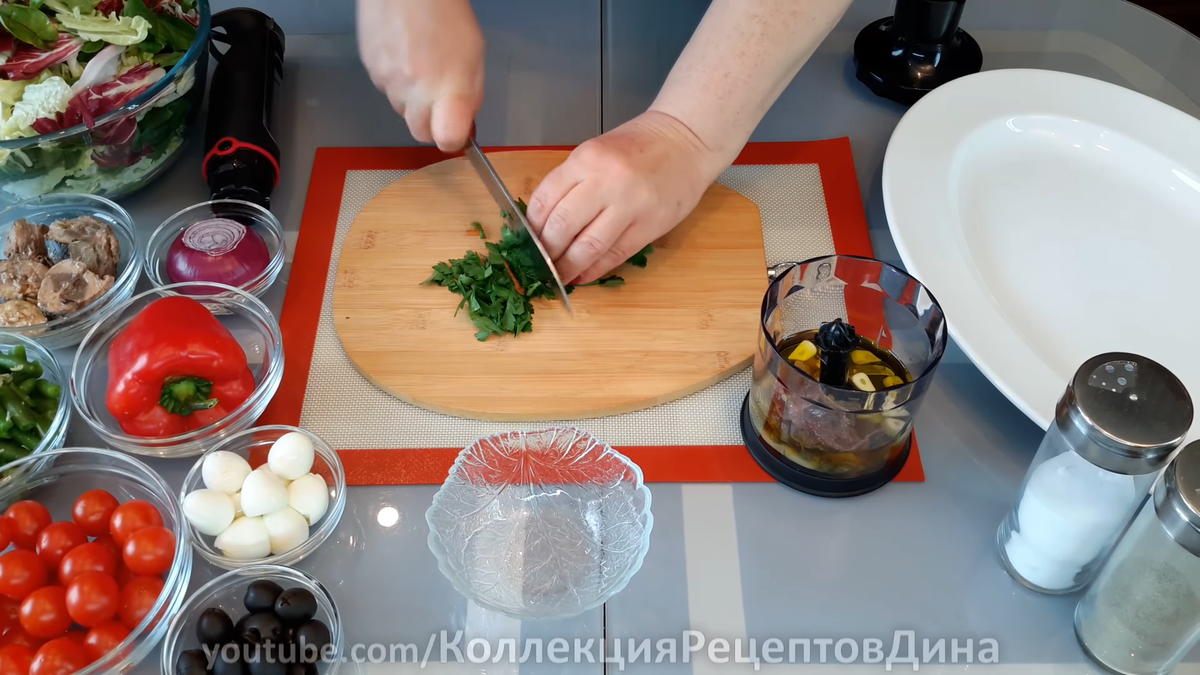 Французский салат «Нисуаз». Быстрые ужины с Анной Людковской | Аргументы и Факты