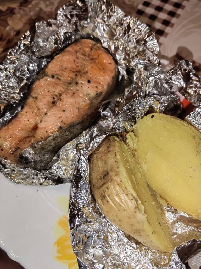 Рыба с картофелем в бульоне