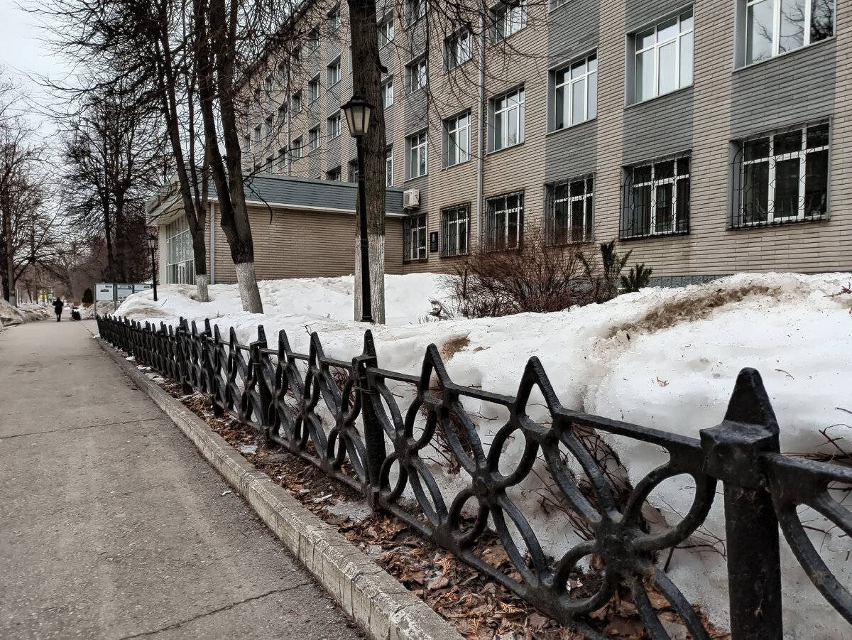 Фото автора. Чугунная ограда из сборных литых секций