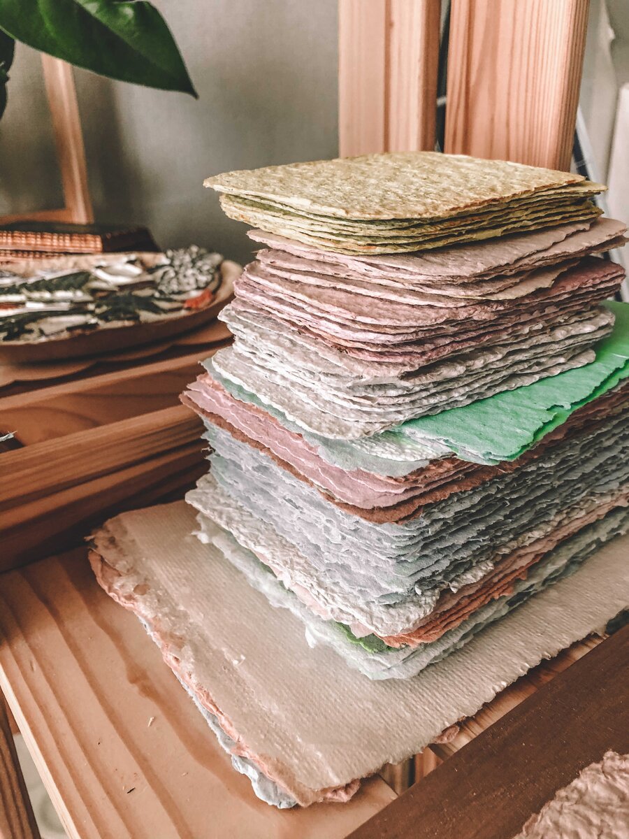 Бумага ручного литья / ручной работы