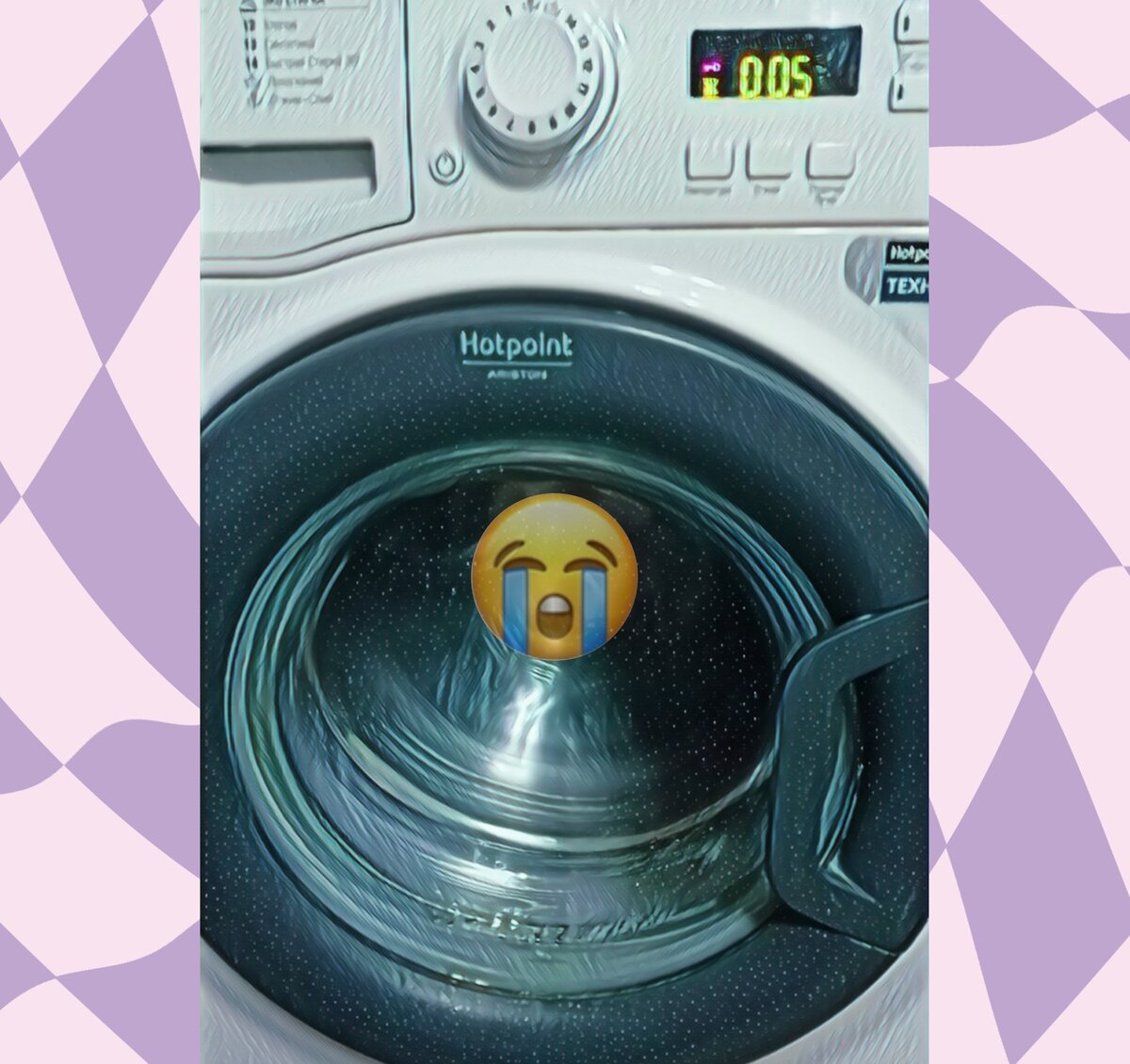 Моя стиральная машина, немного обработанная в PiscArt