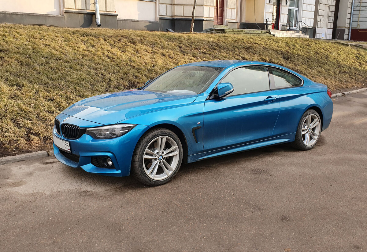 BMW 420d XDRIVE синяя