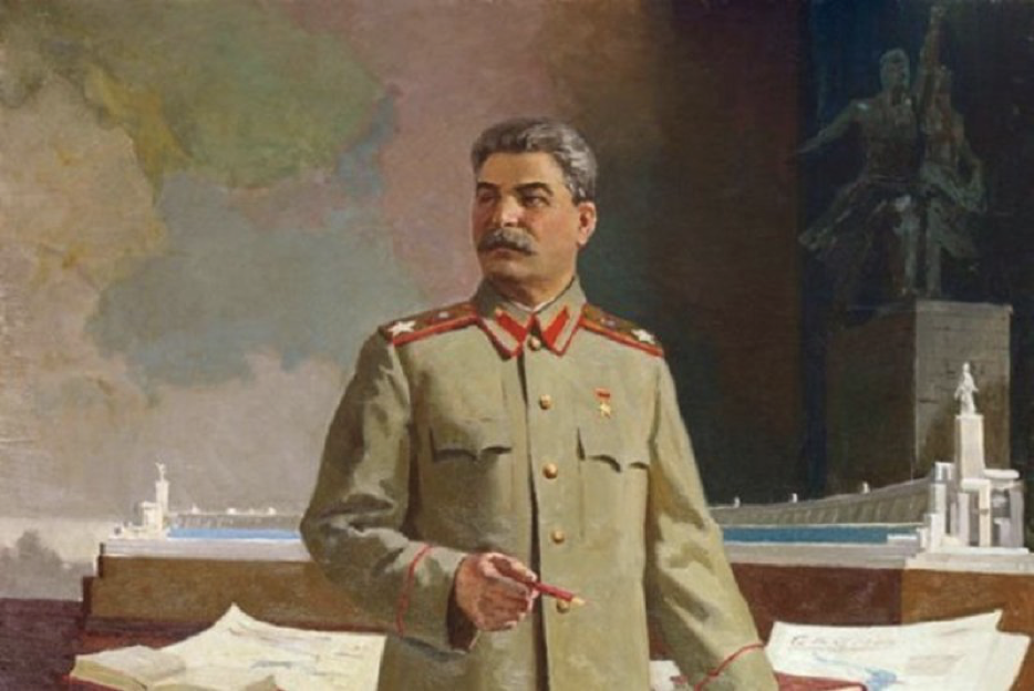 Худ. Герасимов. Портрет Сталина 