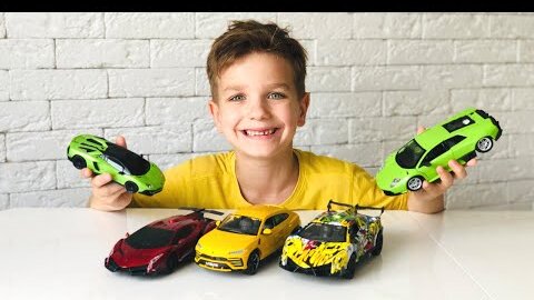 Mark and stories for kids about new Lamborghini cars