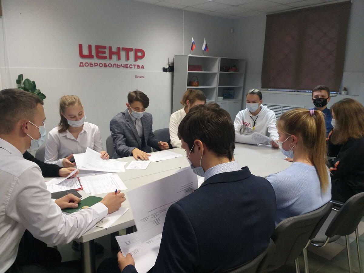 Рабочее заседание Детского общественного совета в моём районе 