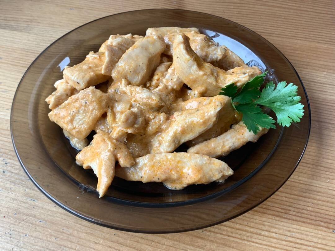 Бефстроганов из курицы фото рецепт