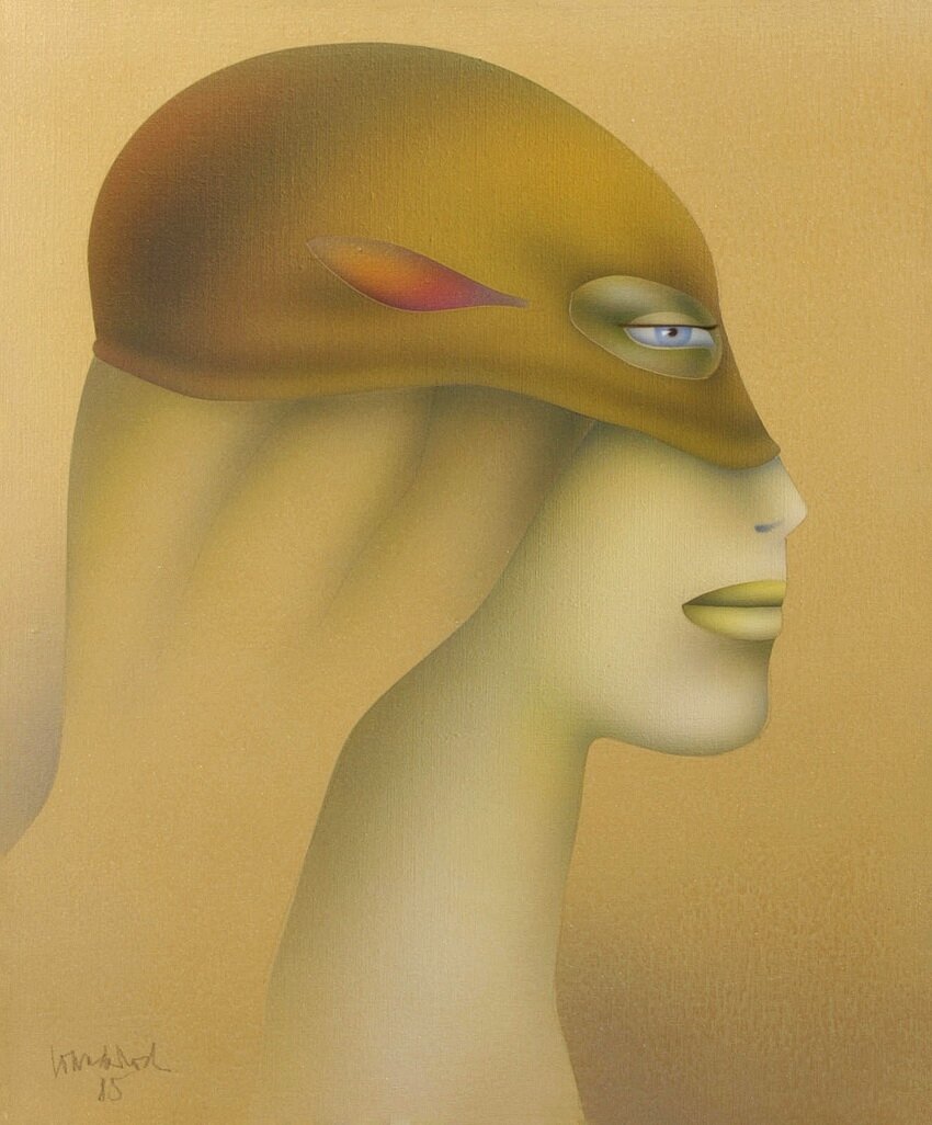 Paul Wunderlich. Дама в маске.