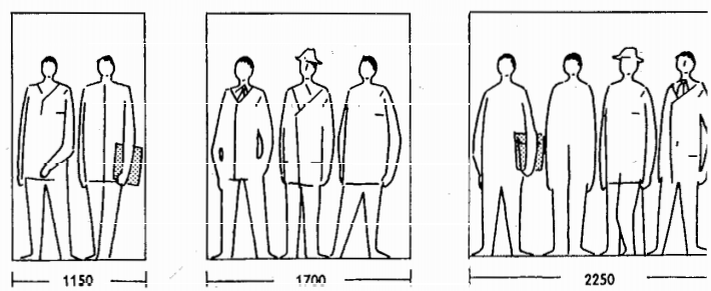 К примеру, проход в коридоре или на тротуаре
