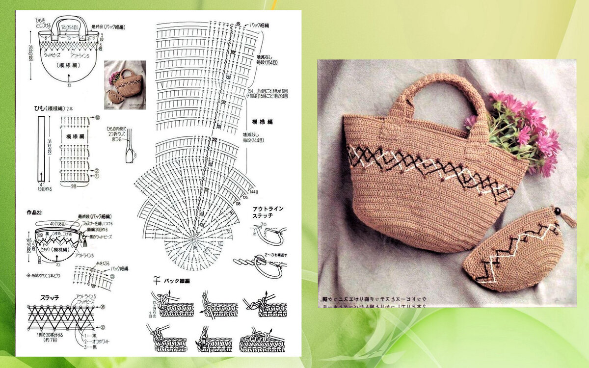 Сумки крючком: 13 идей, бесплатные схемы + описания