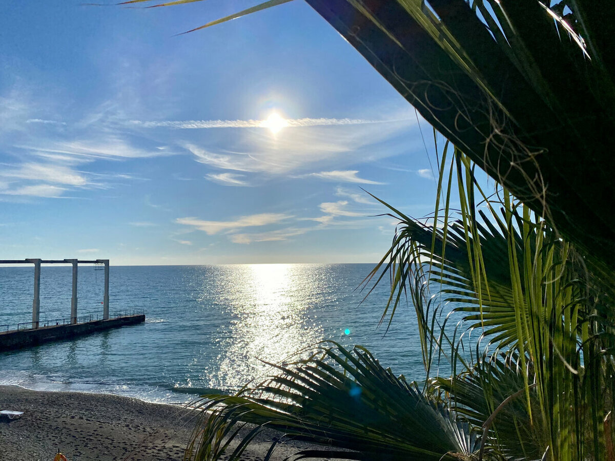 Вид на море из санатория "Радуга". Фото: yandex.ru/maps Victor