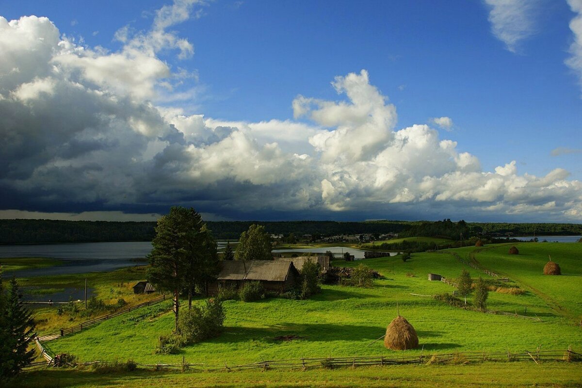 Село под Псковом.