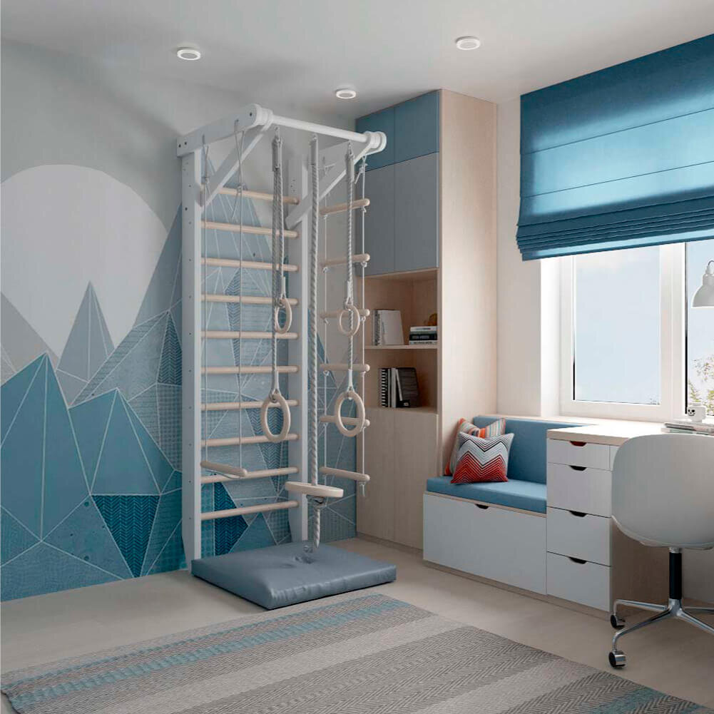 Лаконичный стеллаж из дерева